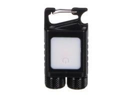Multifunction keychain flashlight with magnet LAMP KEY 1, 500 lm, COB LED, USB
