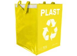 Recycling bag SORT EASY PLASTIC, 30x30x40cm, 36l