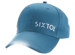 Cap with LED light B-CAP 25lm, rechargeable, USB, universal size, blue