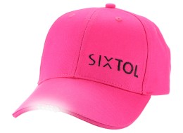 Cap with LED light B-CAP 25 lm, rechargeable, USB, universal size, pink