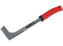 L-shaped garden weed knife, length 315 mm, ergonomic handle