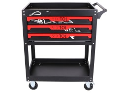 Workshop tool trolley MECHANIC TROLLEY JASON, 3 drawers, 1 shelf