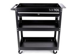 Workshop tool trolley MECHANIC TROLLEY ROGER DRAWER, 3 shelves + 1 drawer